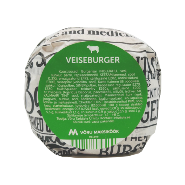 Veiseburger 280g