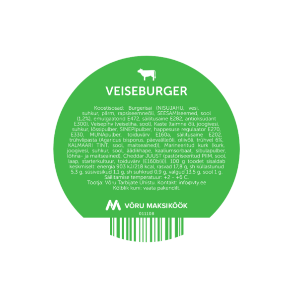 Veiseburger 280g