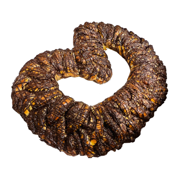 Kaneeli-rosinakringel šokolaadikattega KG